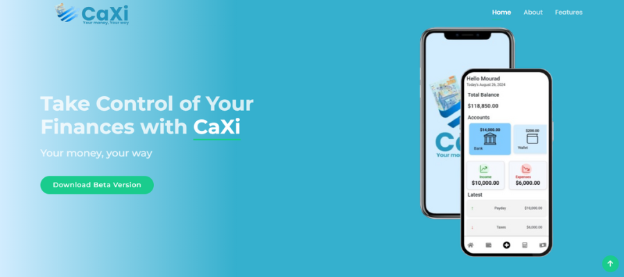 CaXi Website project Image